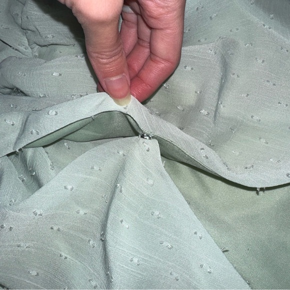 Altar’d State Light Green Ruffled Dress - Picture 6 of 8